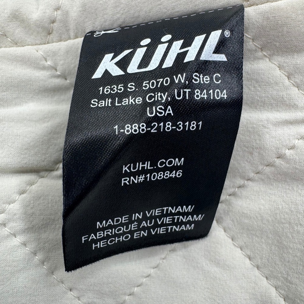 Kuhl Joyrydr Corduroy Sherpa Lined Jacket Brown Womens Medium Quilted Lined Coat - Picture 6 of 11